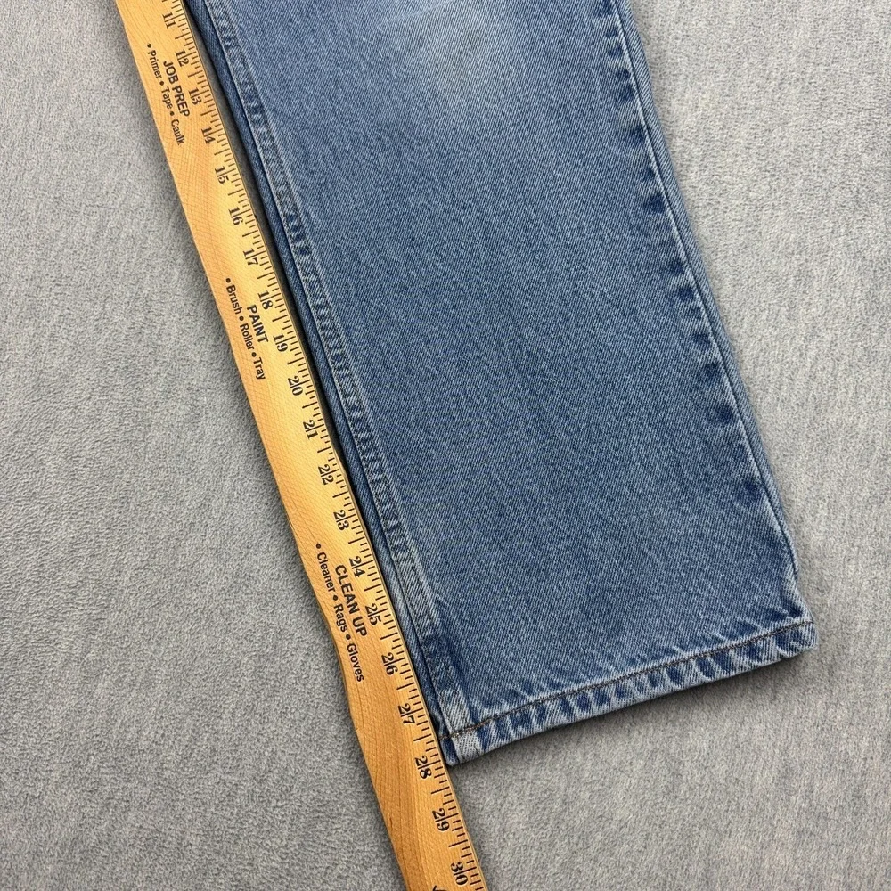 LL‎ Bean Jeans Mens 35x29 Blue Denim Classic Fit Pockets Cotton Zip Fly Casual